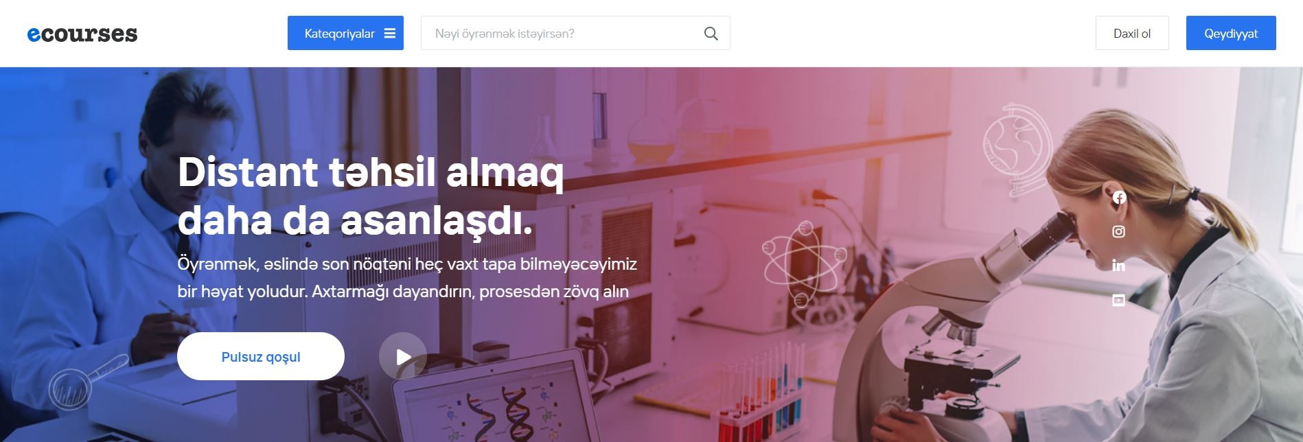 По инициативе Министерства здравоохранения Азербайджанской Республики создана и запущена онлайн-платформа курсов дистанционного обучения для медицинских работников различных специальностей.